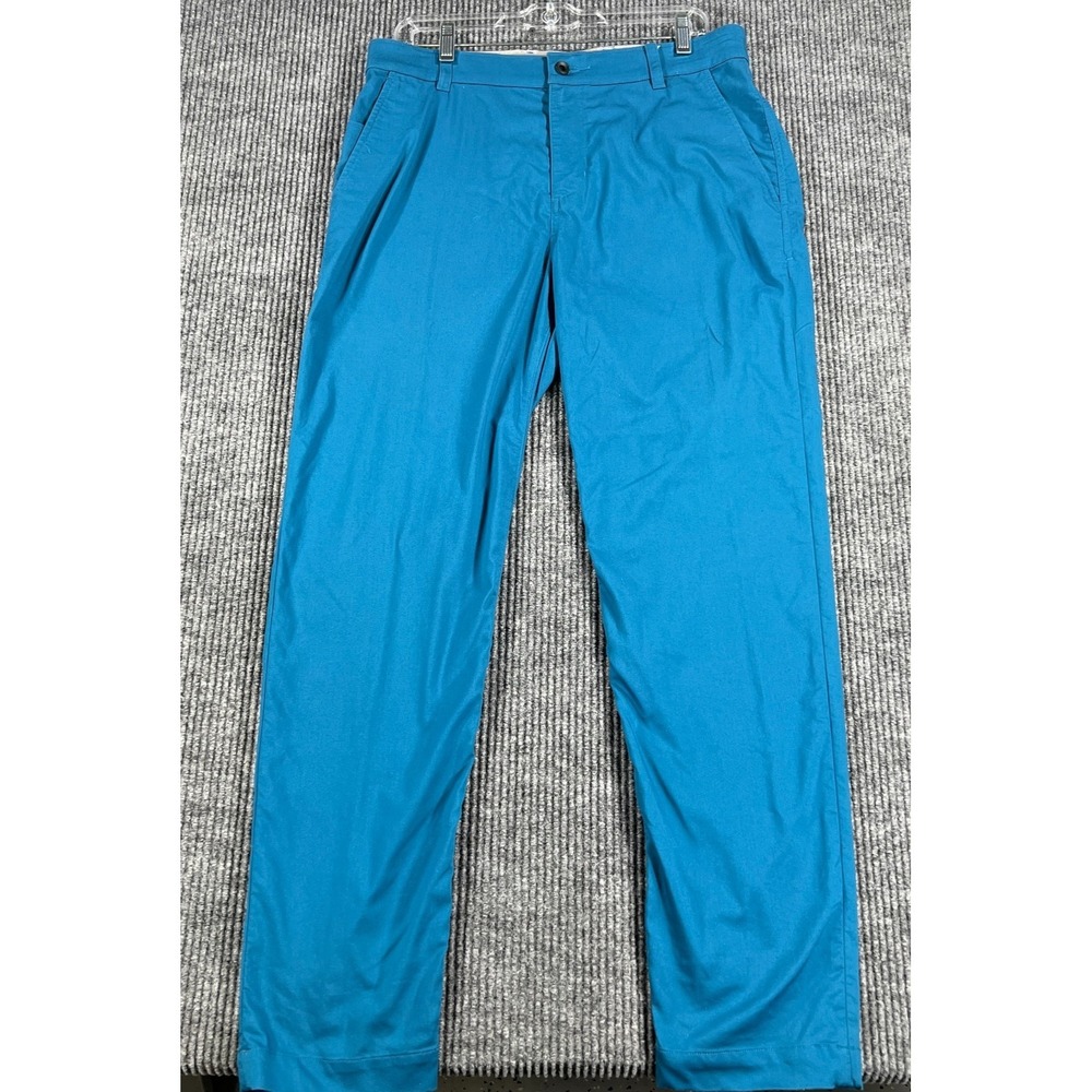 Nike Golf Performance Pants Mens Size 32x32 Blue Chino Stretch Casual Outdoor